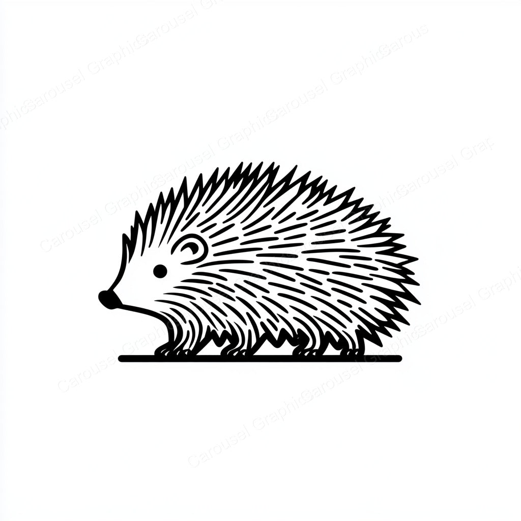 Porcupine Vector Graphic preview