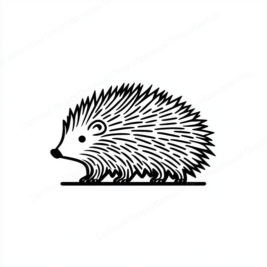 Porcupine Vector Graphic preview