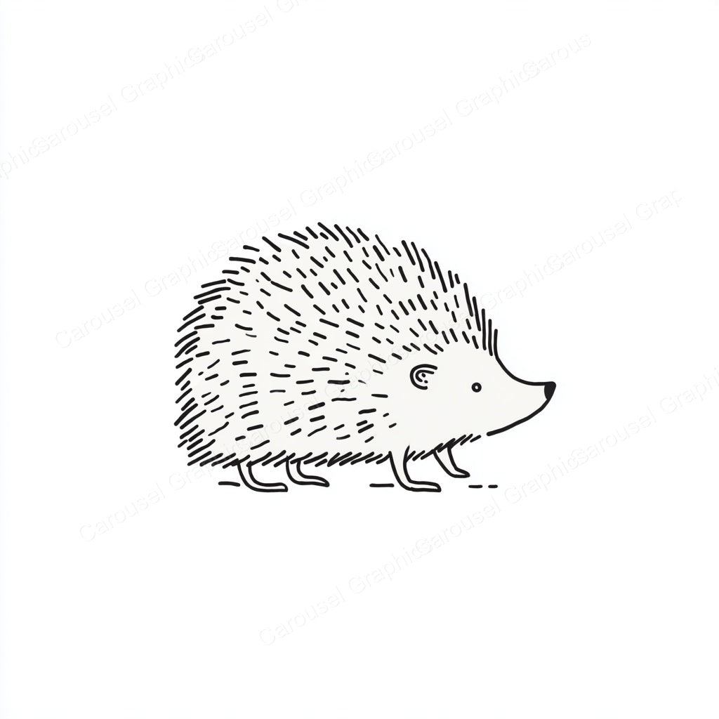 Porcupine Vector Graphic preview