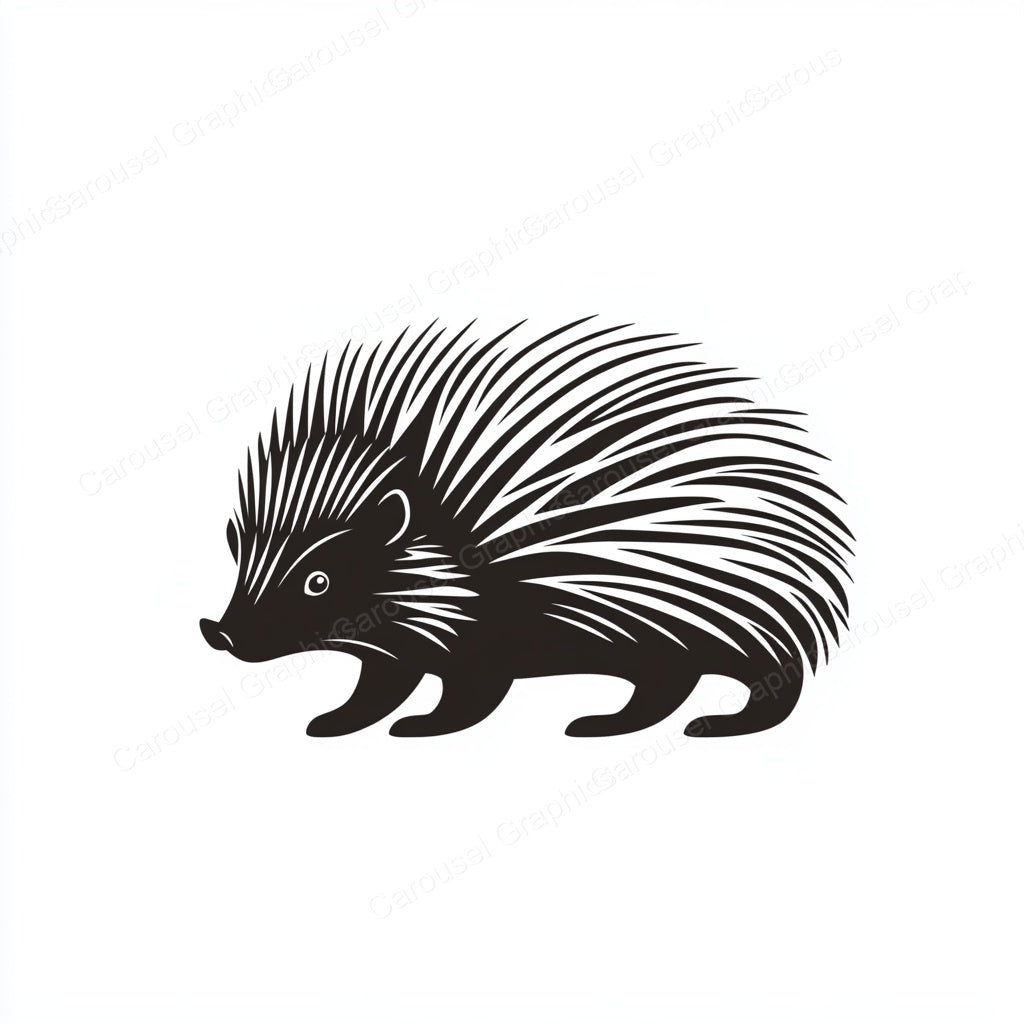 Porcupine Vector Graphic preview