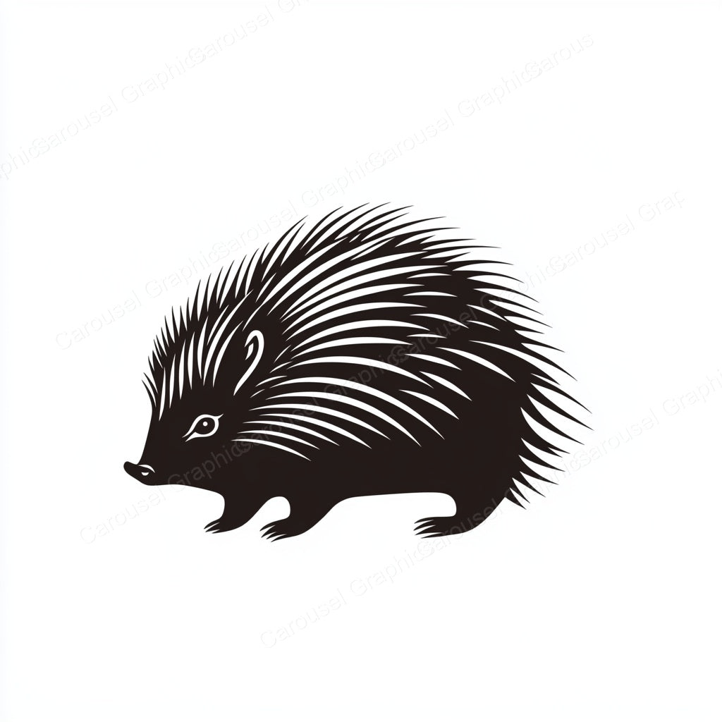 Porcupine Vector Graphic preview