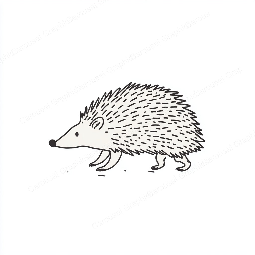 Porcupine Vector Graphic preview