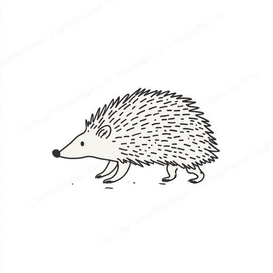 Porcupine Vector Graphic preview