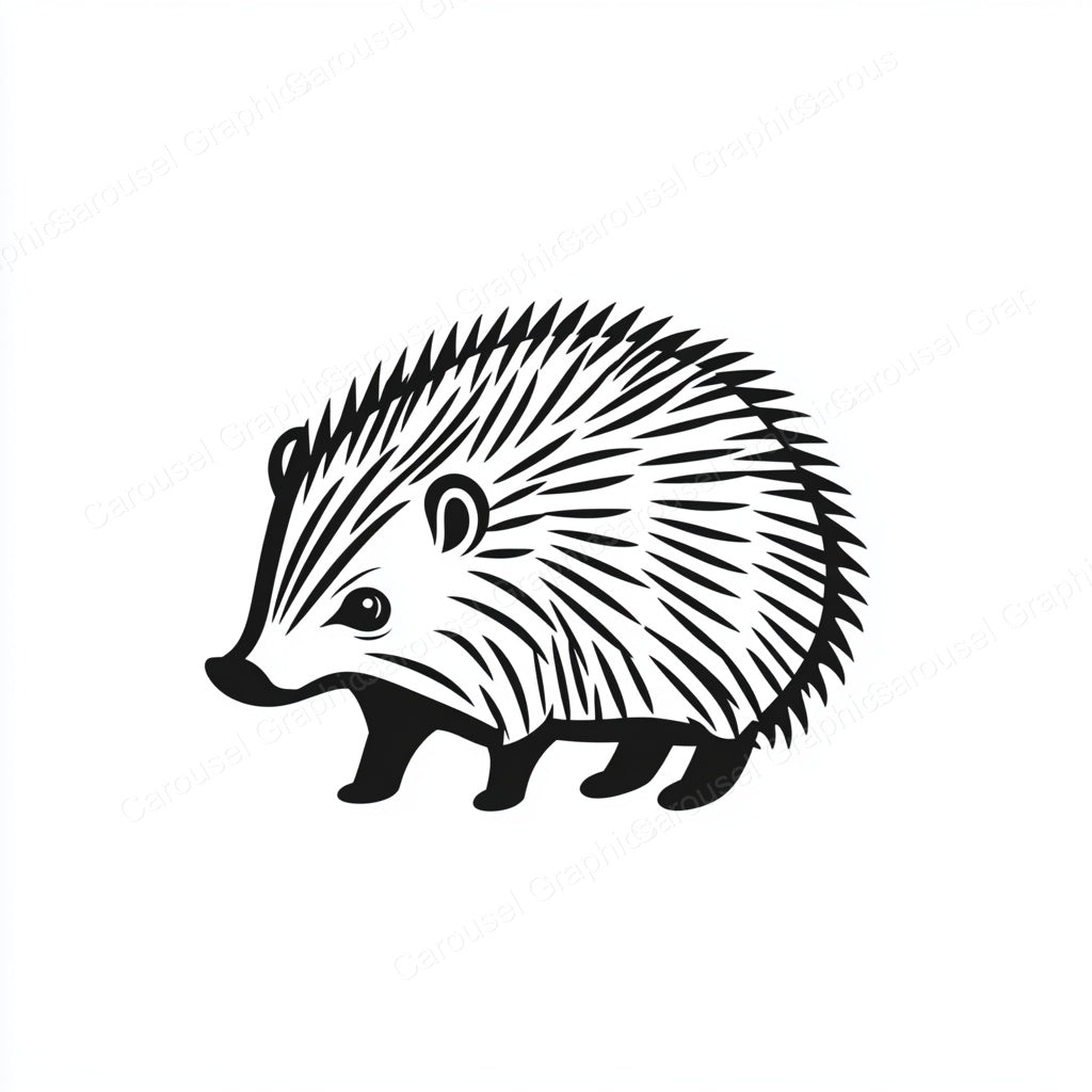 Porcupine Vector Graphic preview