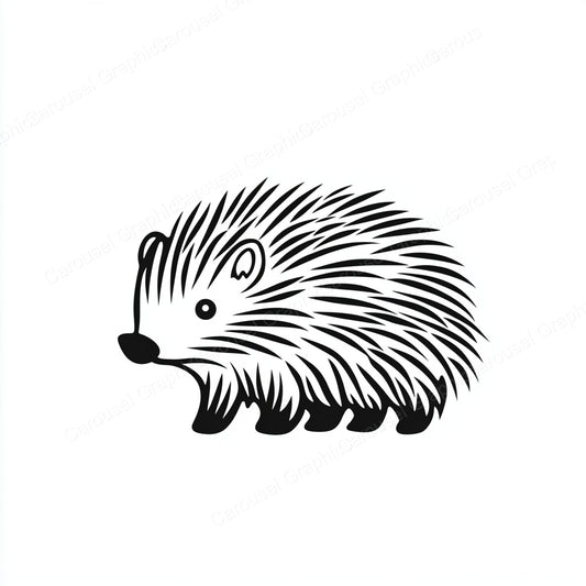 Porcupine Vector Graphic preview