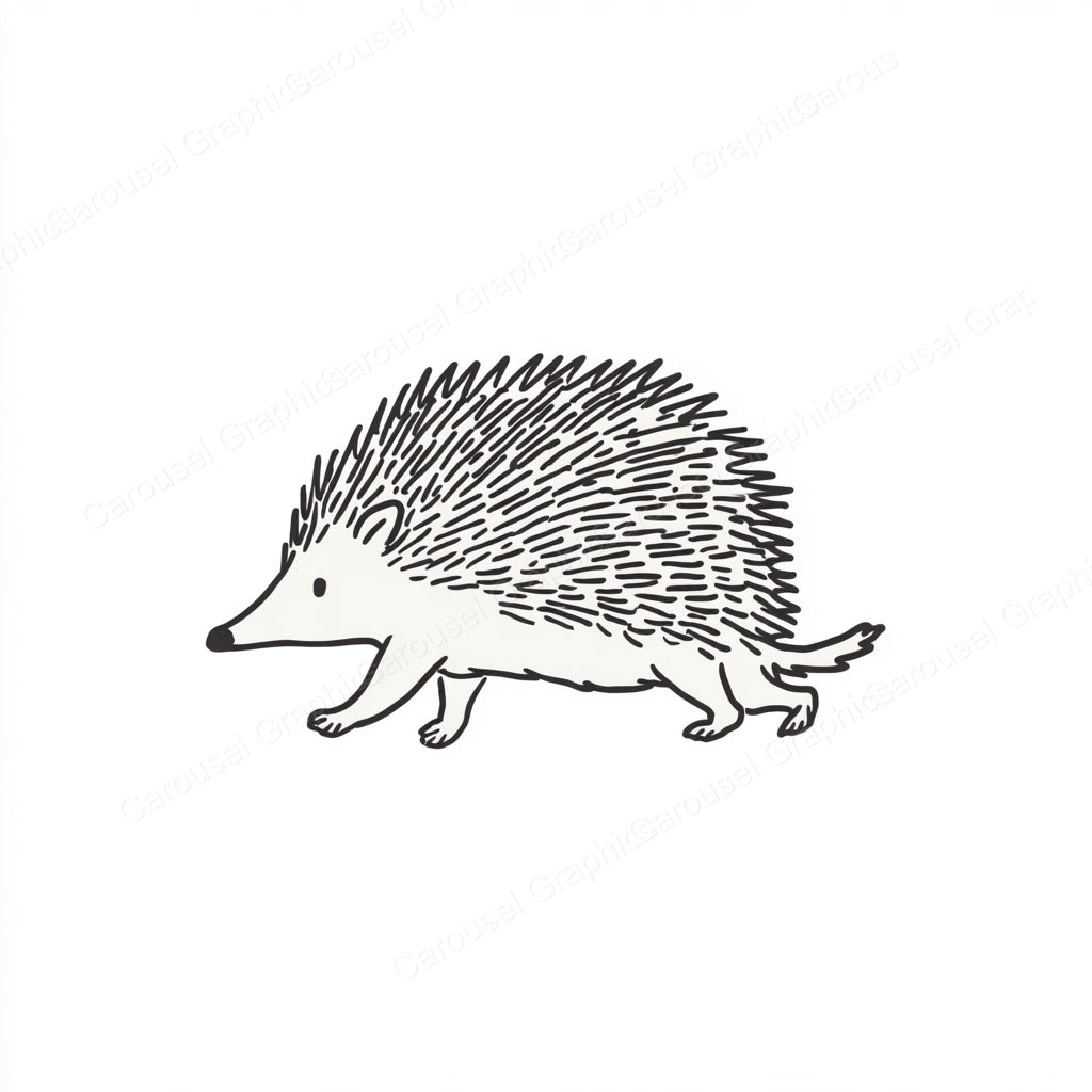 Porcupine Vector Graphic preview