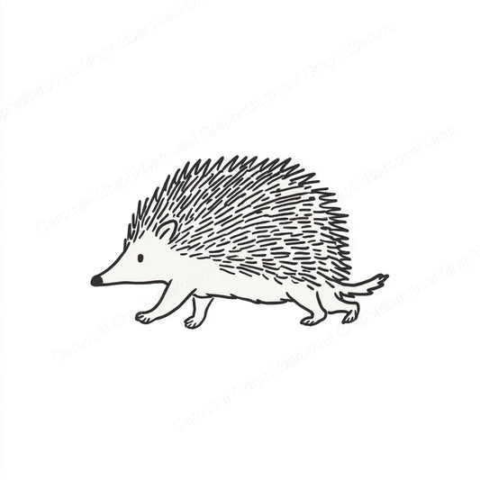Porcupine Vector Graphic preview