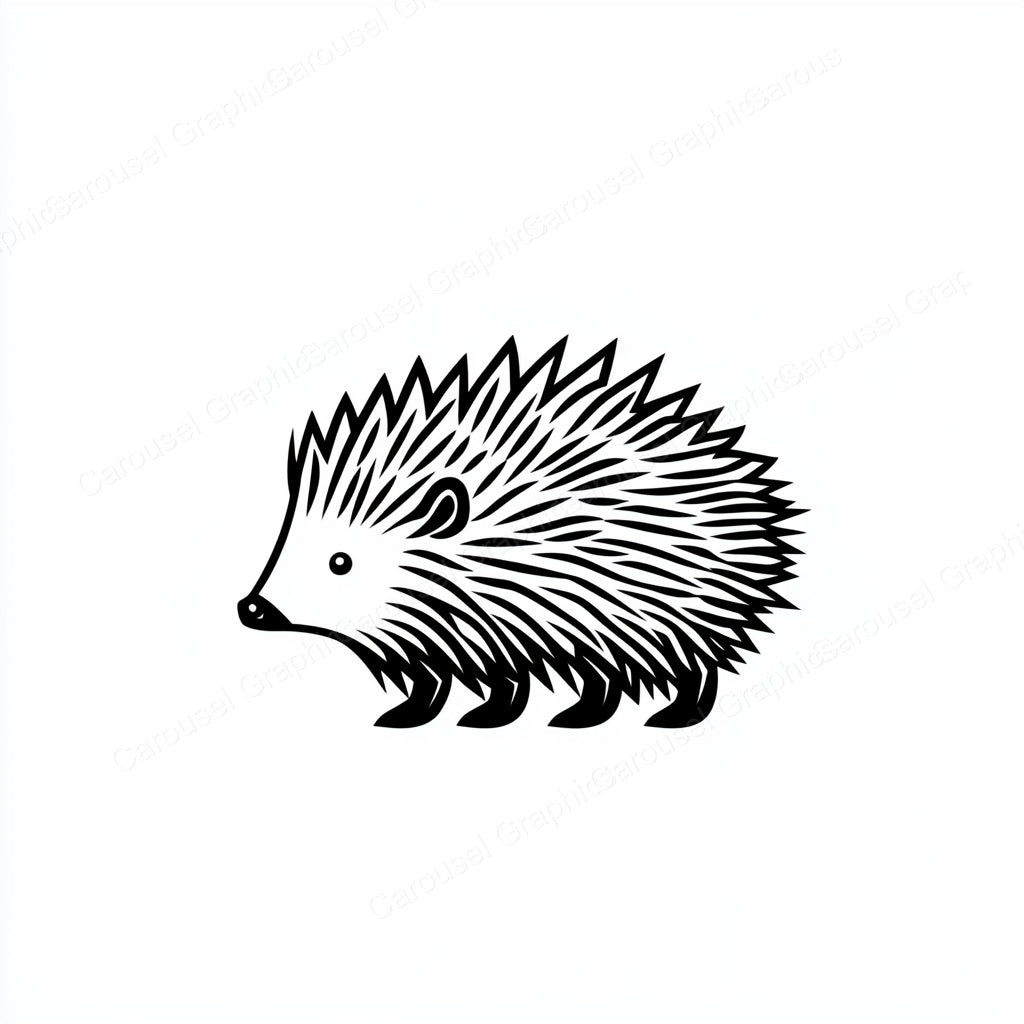 Porcupine Vector Graphic preview