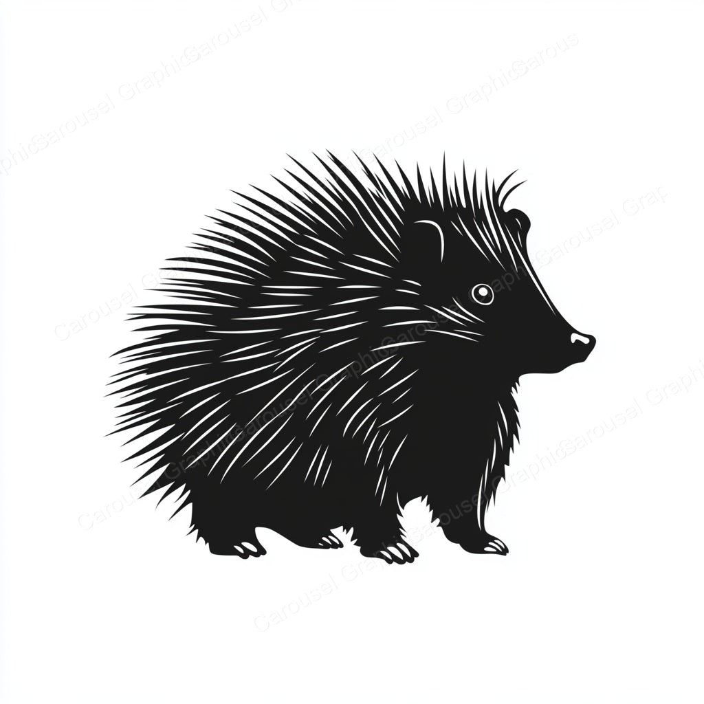 Porcupine Vector Graphic preview