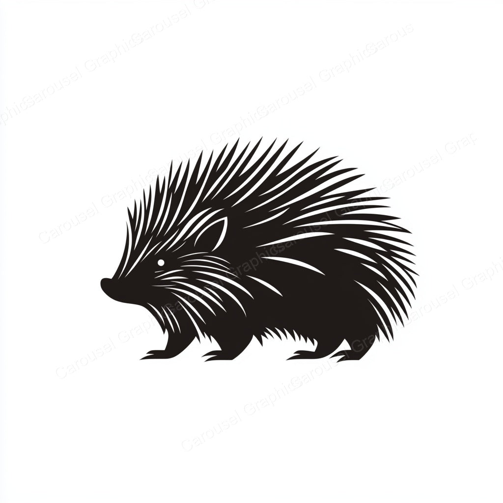 Porcupine Vector Graphic preview