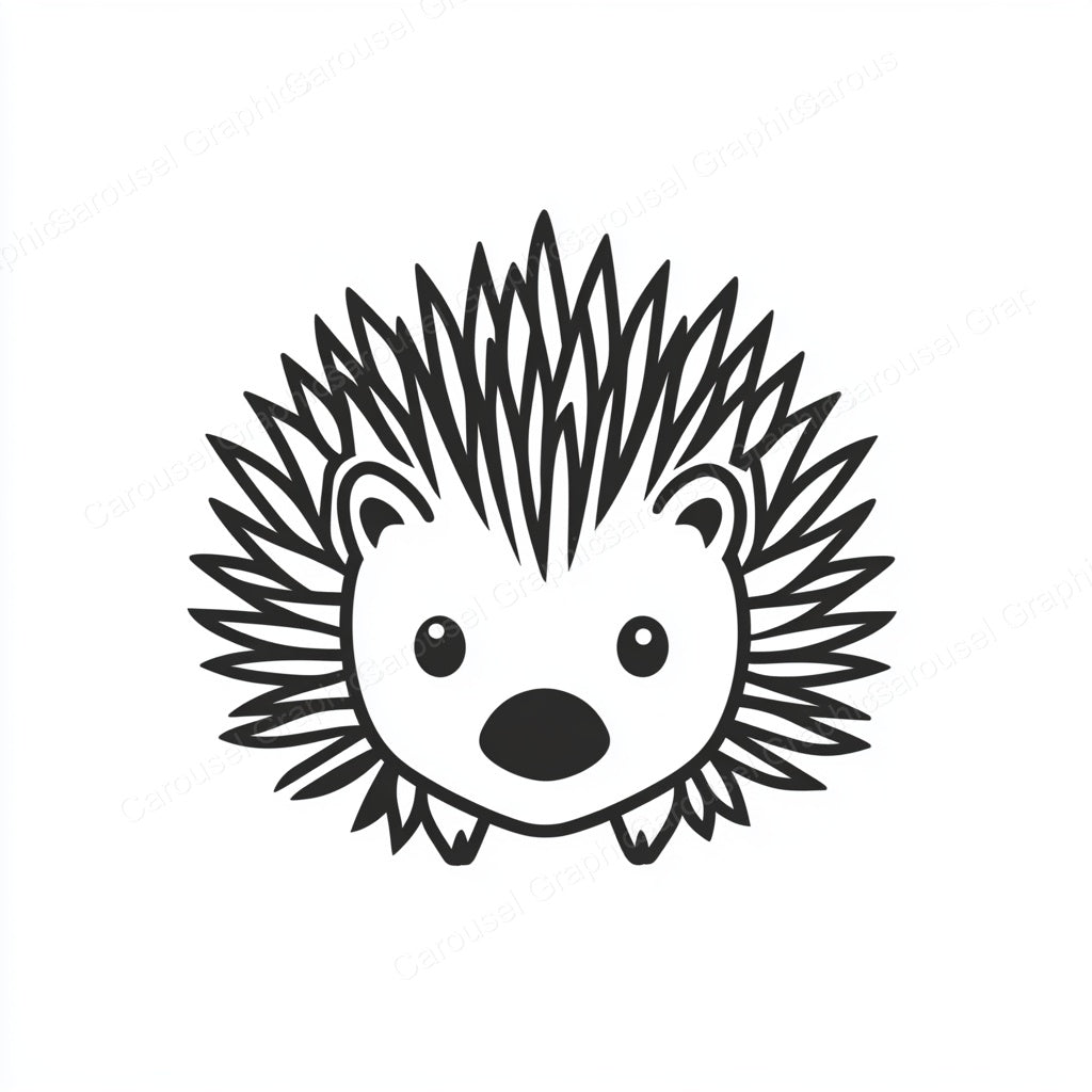 Porcupine Vector Graphic preview
