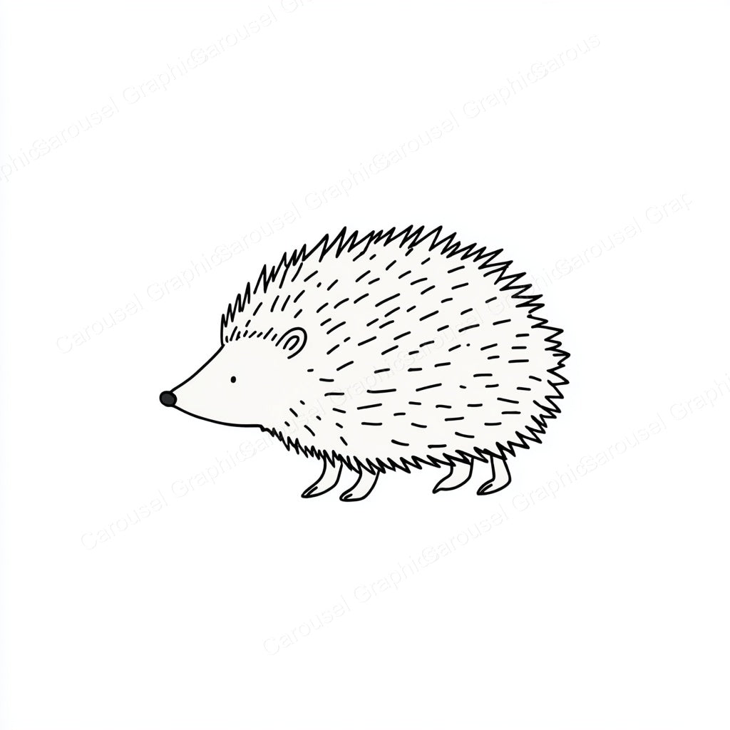 Porcupine Vector Graphic preview