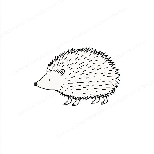 Porcupine Vector Graphic preview
