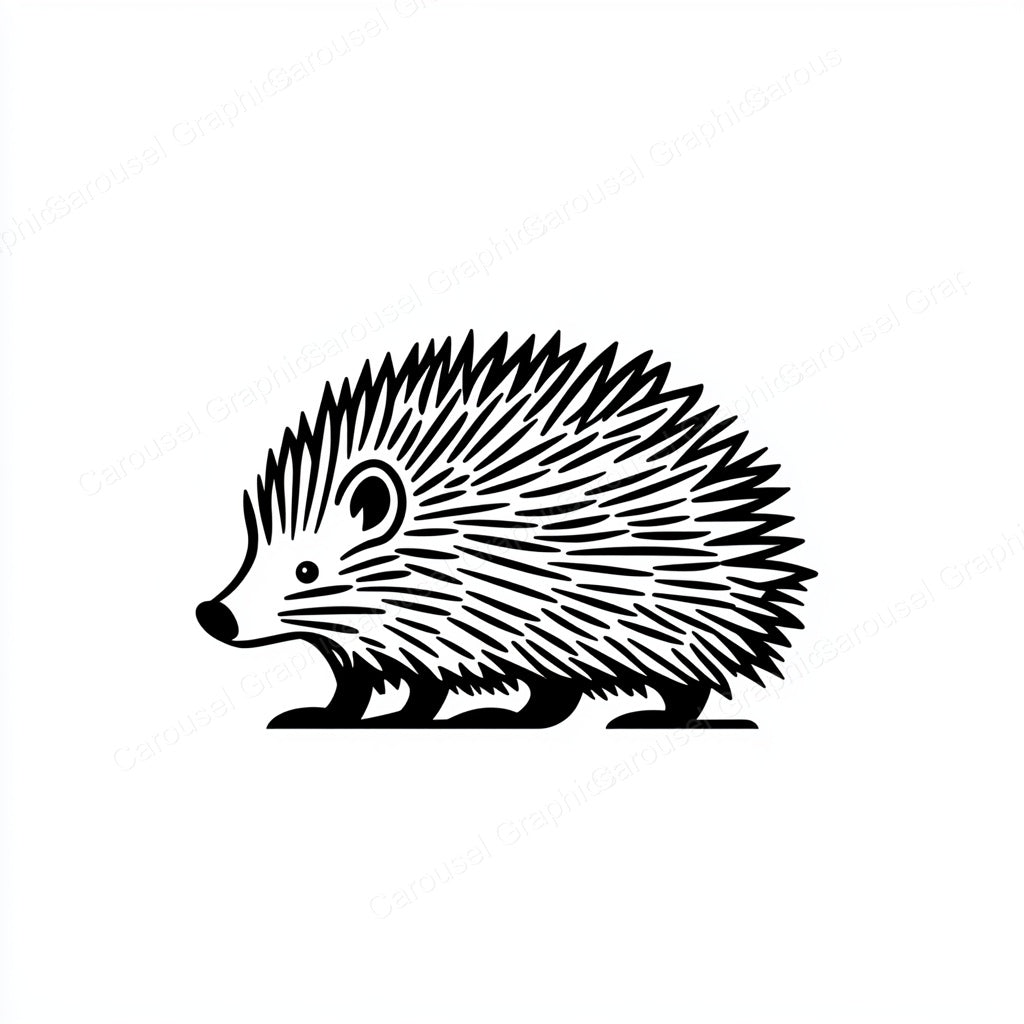 Porcupine Vector Graphic preview