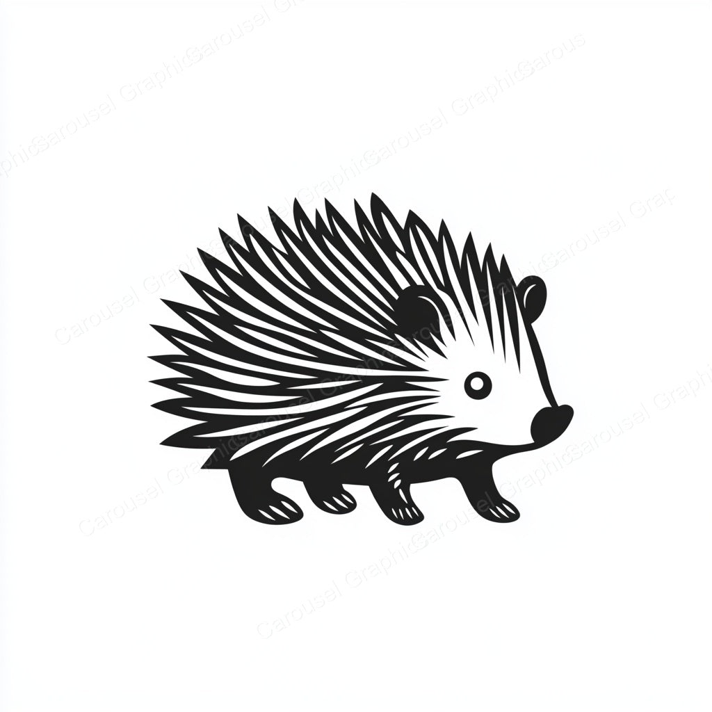 Porcupine Vector Graphic preview