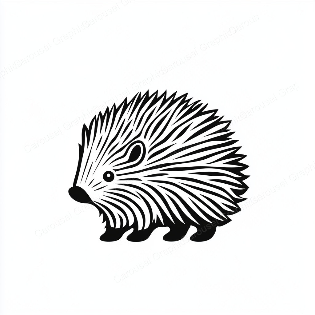 Porcupine Vector Graphic preview
