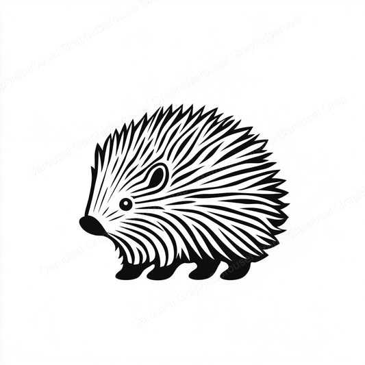 Porcupine Vector Graphic preview