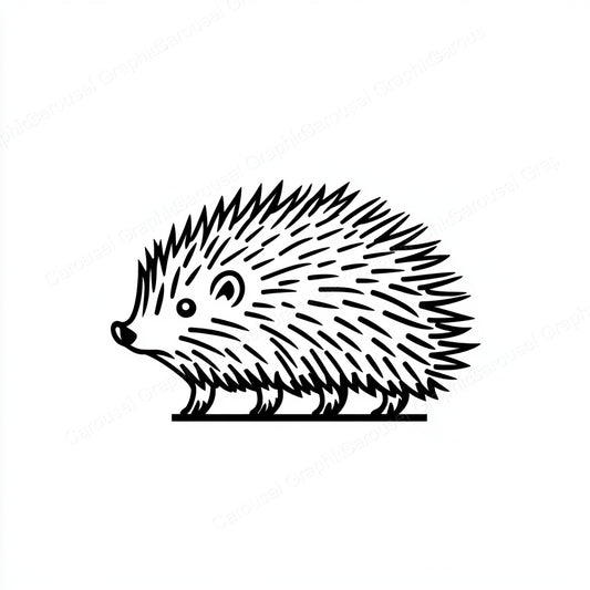 Porcupine Vector Graphic preview