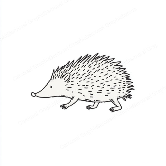 Porcupine Vector Graphic preview