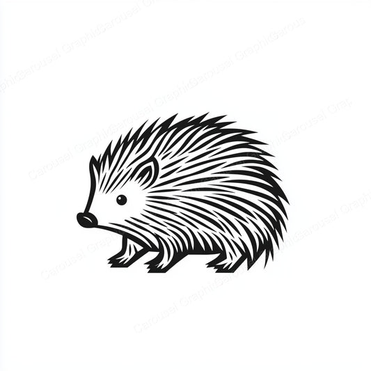 Porcupine Vector Graphic preview