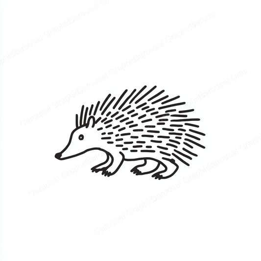 Porcupine Vector Graphic preview