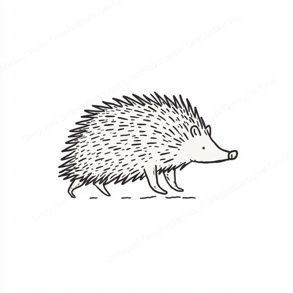 Porcupine Vector Graphic preview