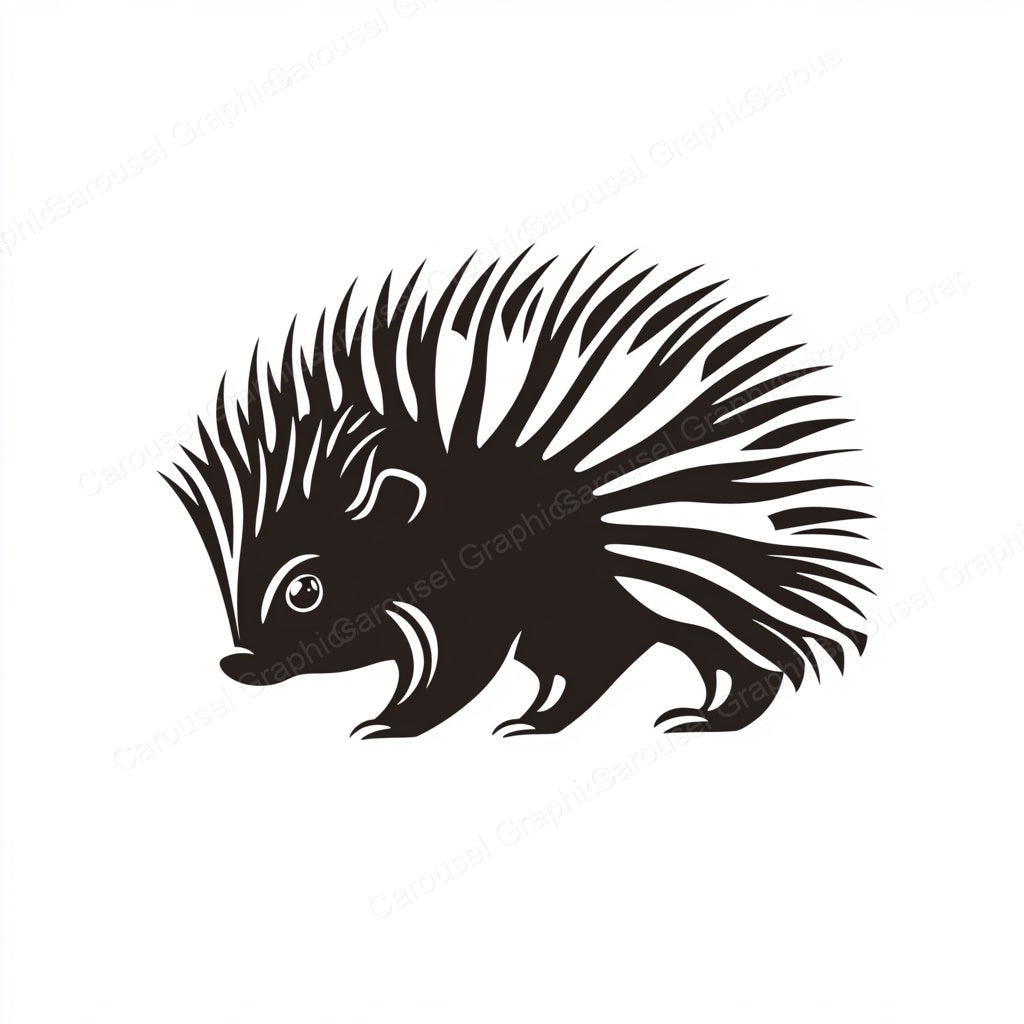 Porcupine Vector Graphic preview