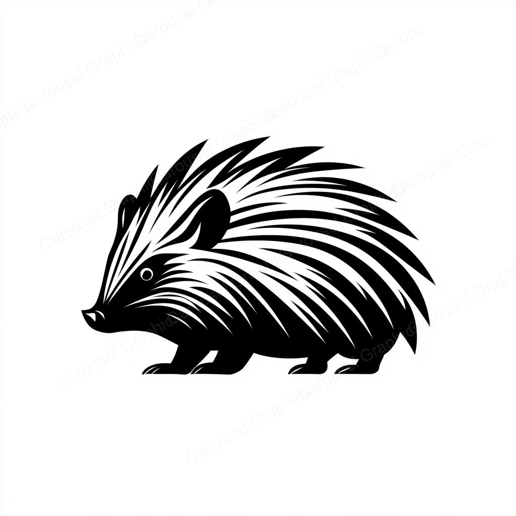 Porcupine Vector Graphic preview