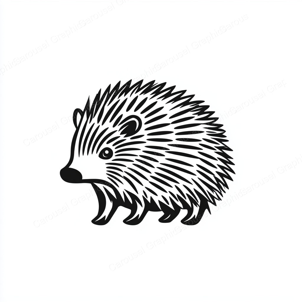 Porcupine Vector Graphic preview