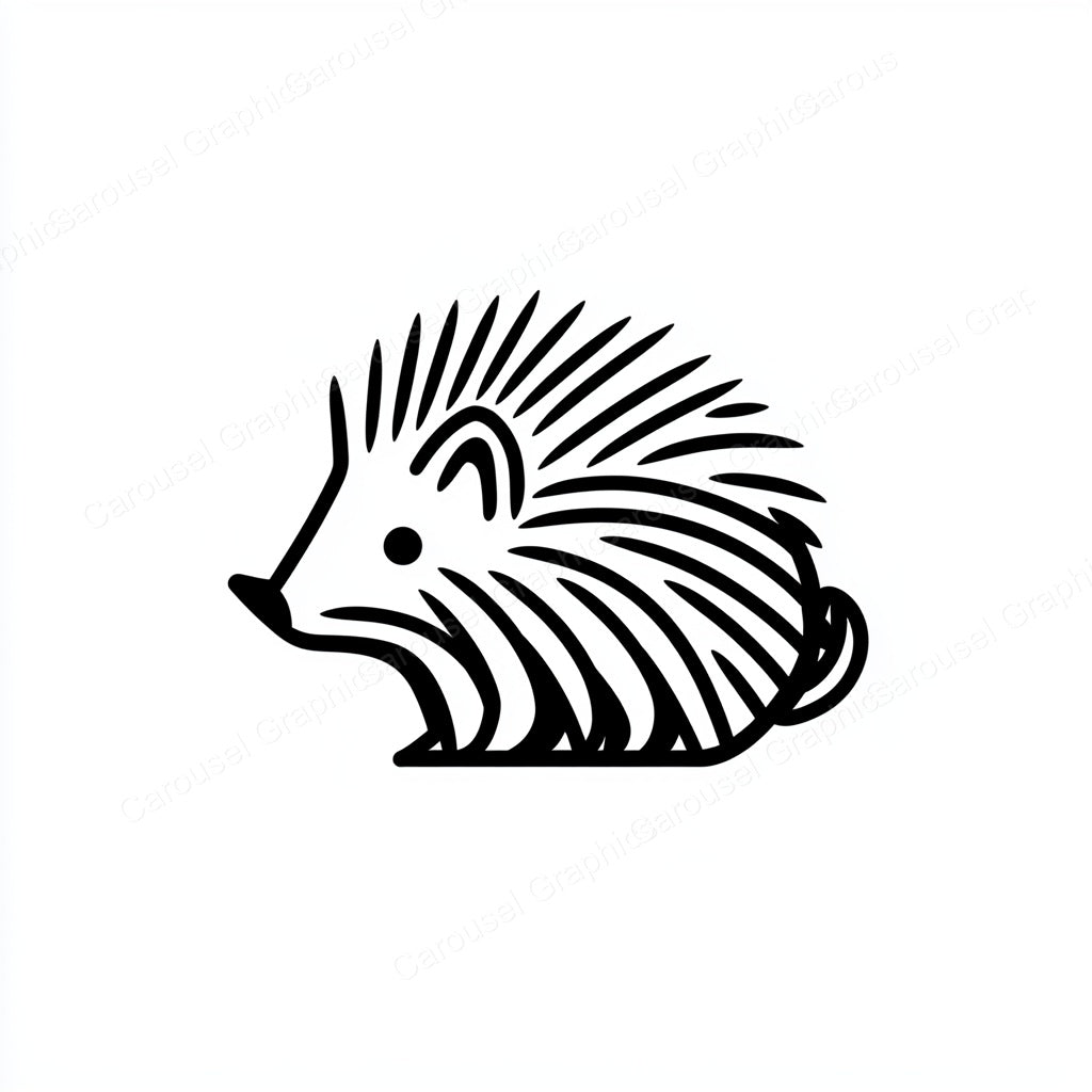 Porcupine Vector Graphic preview