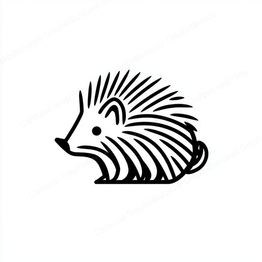 Porcupine Vector Graphic preview