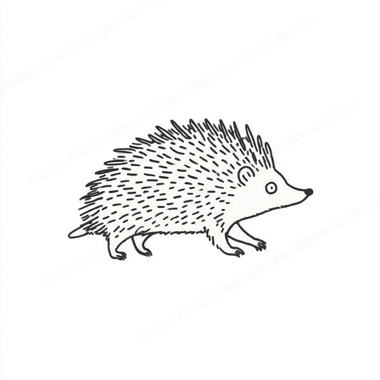 Porcupine Vector Graphic preview