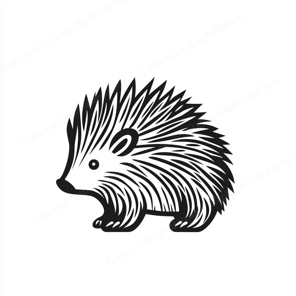 Porcupine Vector Graphic preview