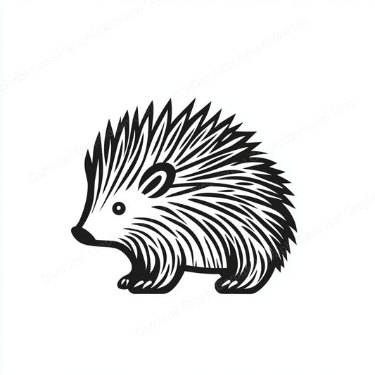 Porcupine Vector Graphic preview