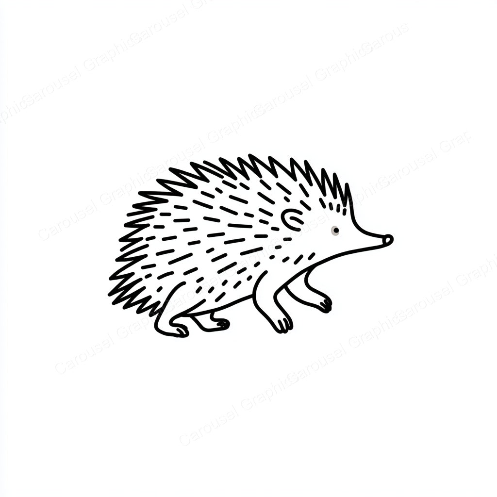 Porcupine Vector Graphic preview