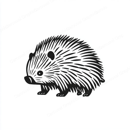 Porcupine Vector Graphic preview