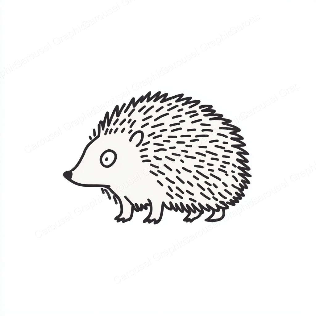 Porcupine Vector Graphic preview
