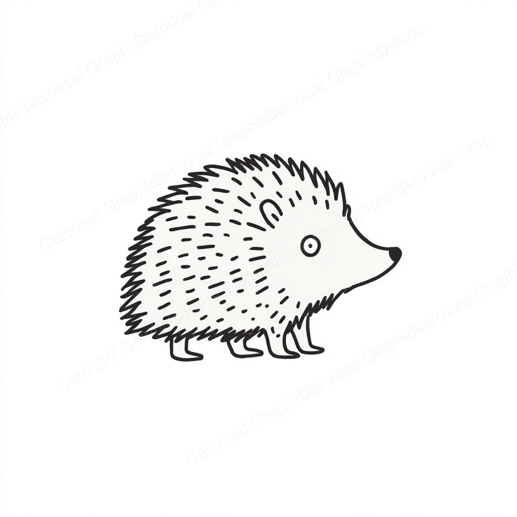 Porcupine Vector Graphic preview