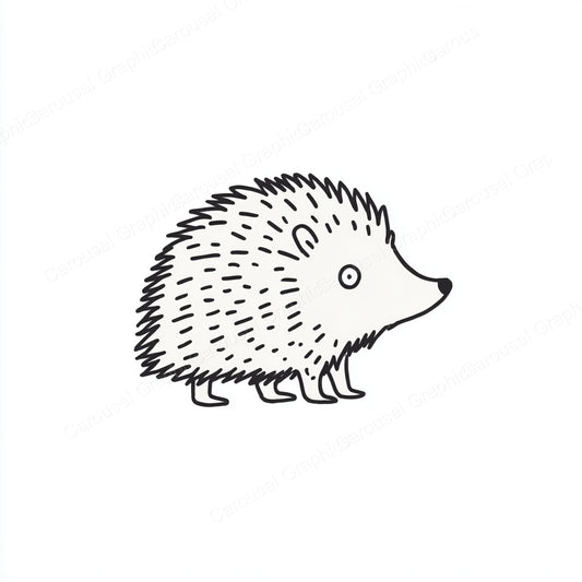 Porcupine Vector Graphic preview