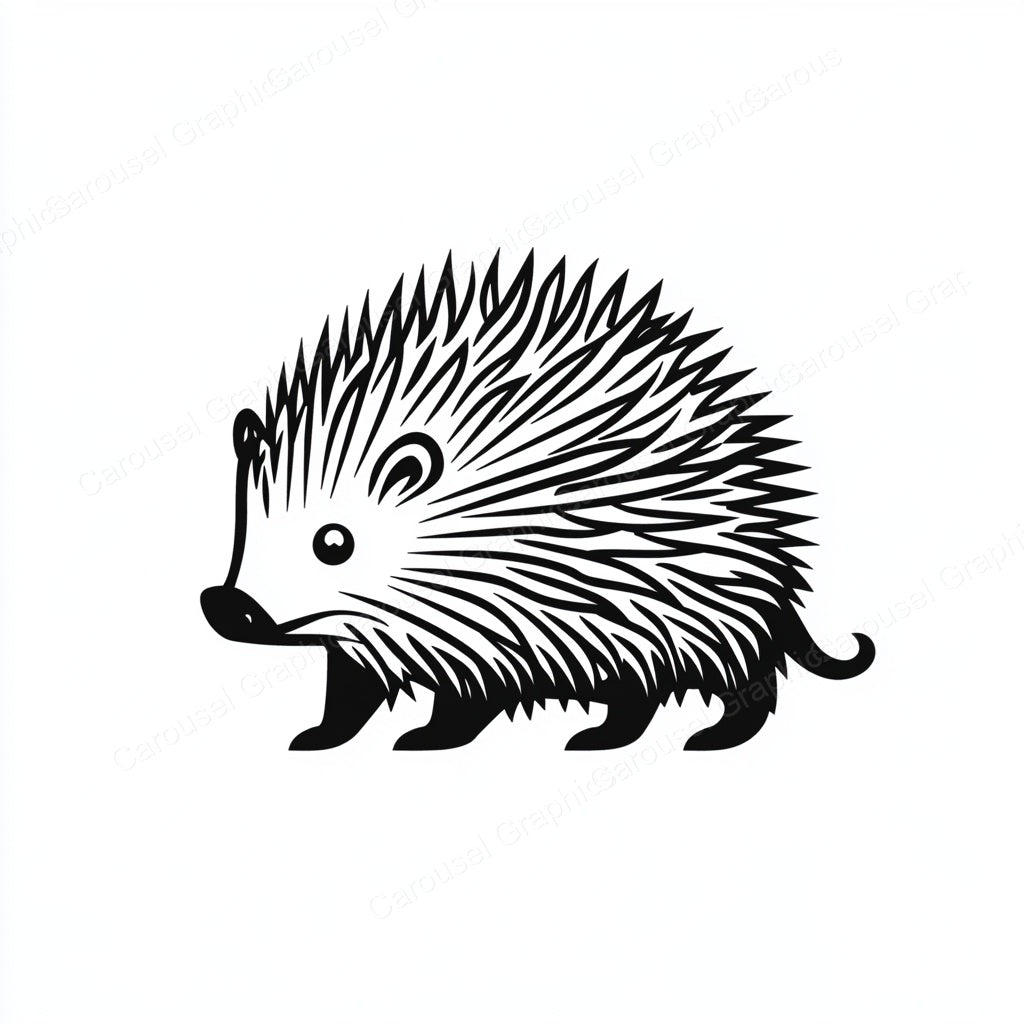 Porcupine Vector Graphic preview