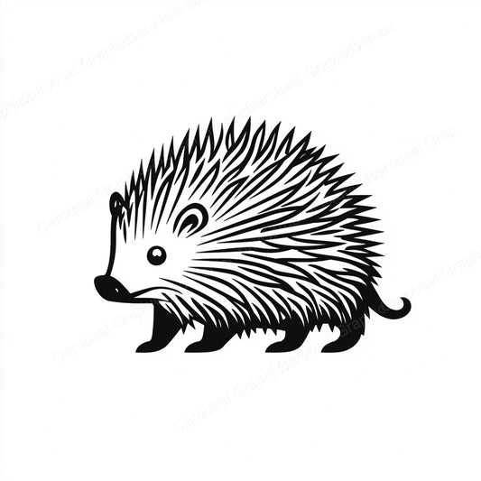 Porcupine Vector Graphic preview