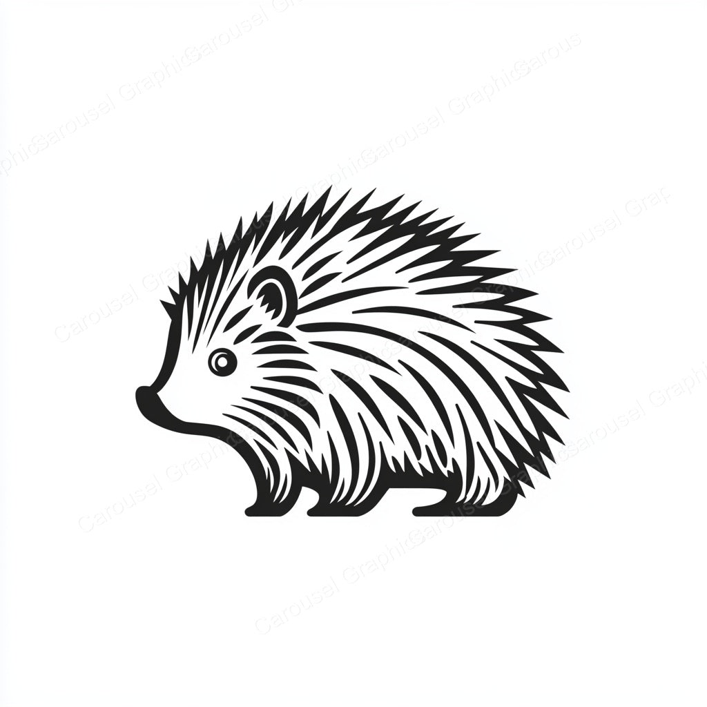 Porcupine Vector Graphic preview