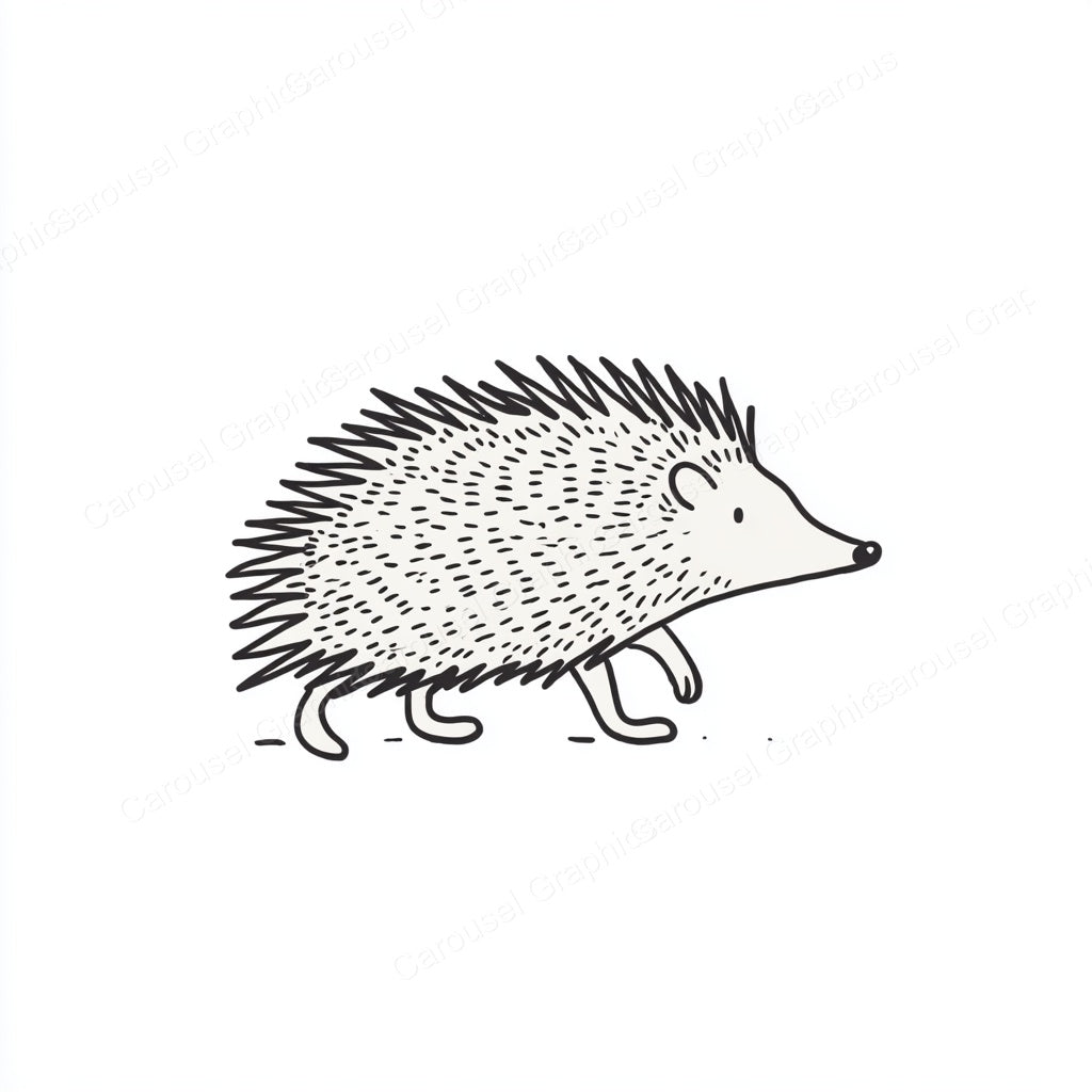 Porcupine Vector Graphic preview