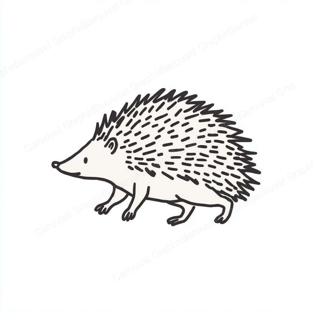 Porcupine Vector Graphic preview