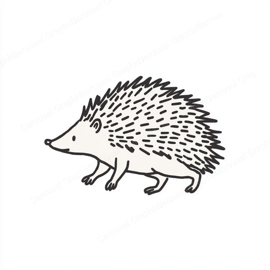 Porcupine Vector Graphic preview