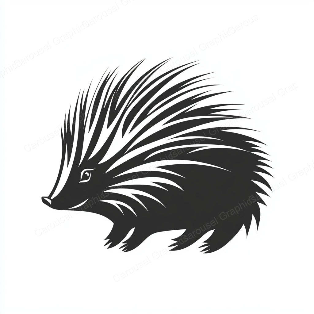 Porcupine Vector Graphic preview