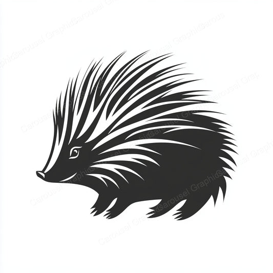 Porcupine Vector Graphic preview
