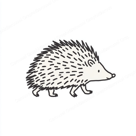 Porcupine Vector Graphic preview
