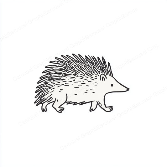Porcupine Vector Graphic preview