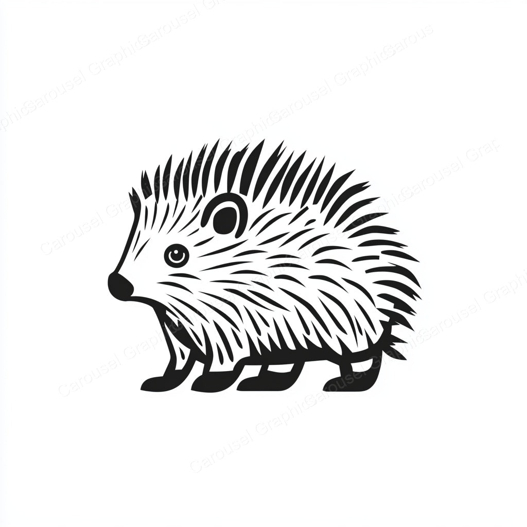Porcupine Vector Graphic preview